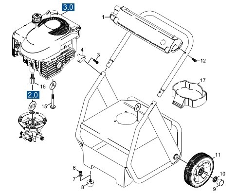 KARCHER K2300ABI Power Washer Parts List repair manual